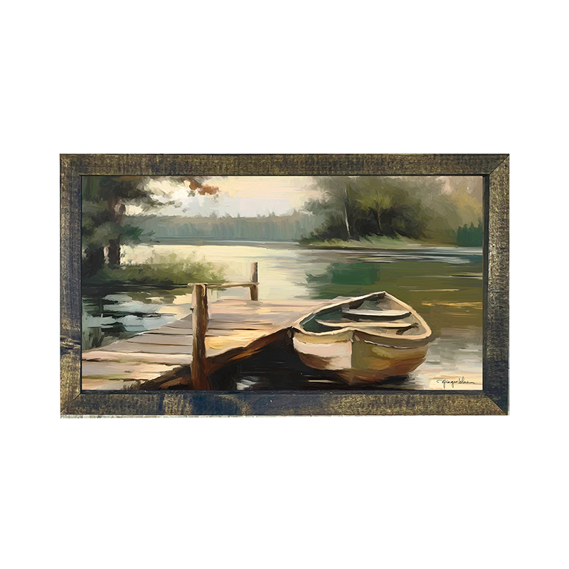 Dockside View - Horizontal Frame