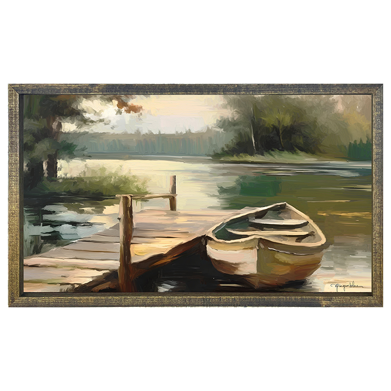 Dockside View - Horizontal Frame