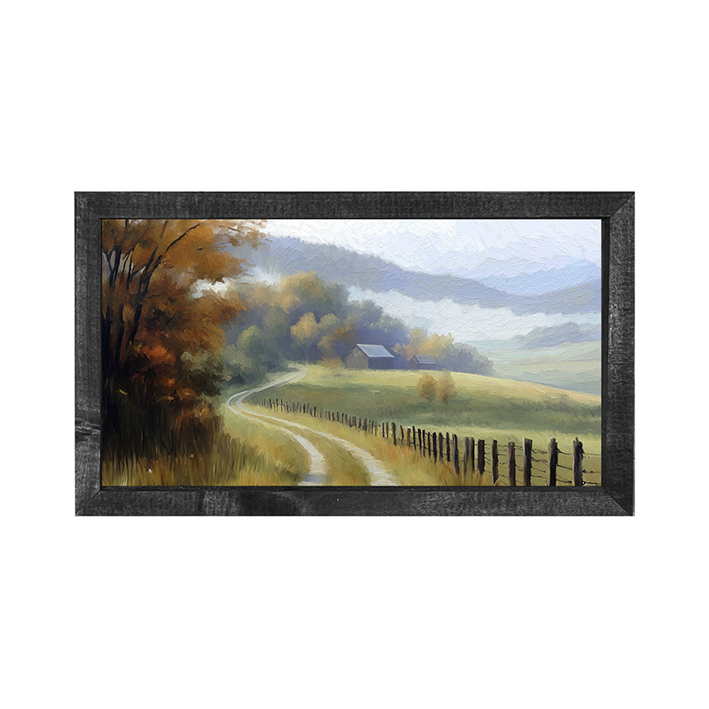 Meandering Country Road - Horizontal Frame