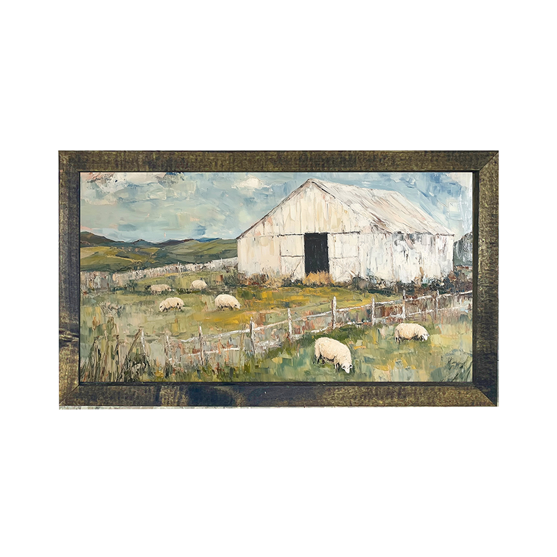 Sheep in Summer - Horizontal Frame
