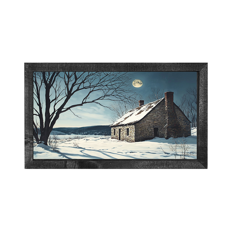 Moon-lit Country House - Horizontal Frame