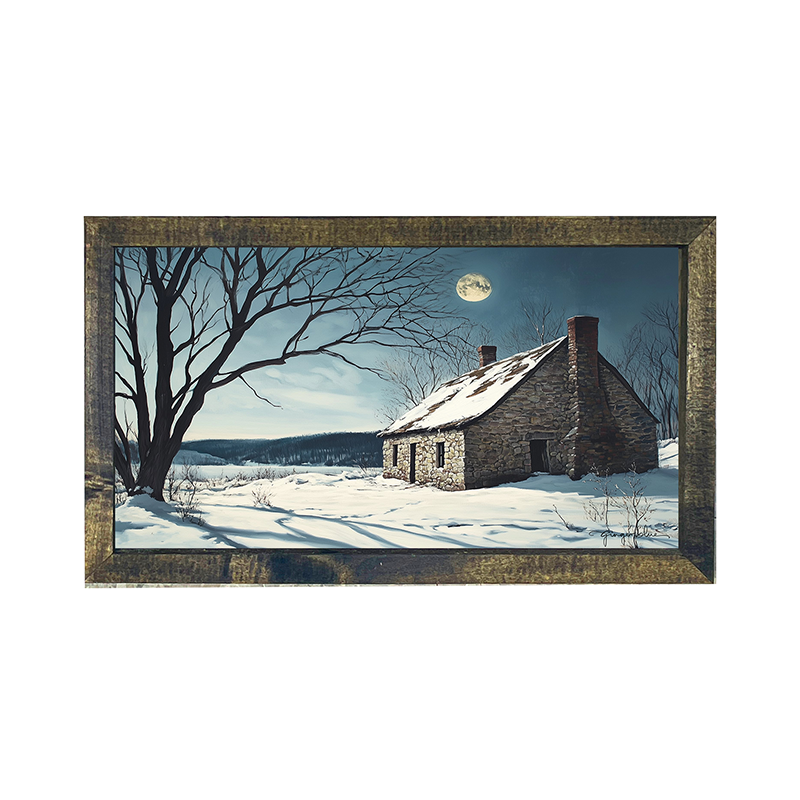 Moon-lit Country House - Horizontal Frame