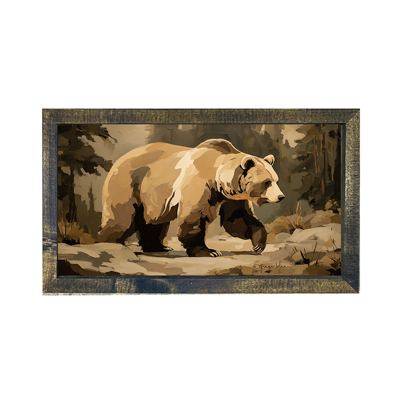 Adirondack Bear - Horizontal Frame