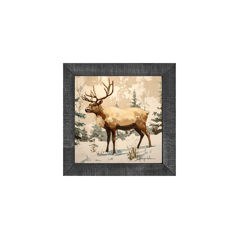 Adirondack Reindeer in Forest