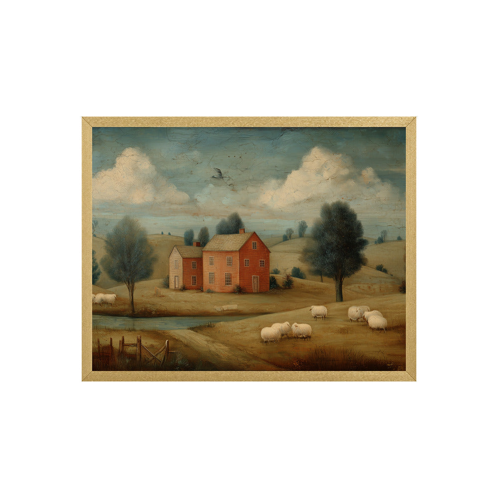 HG-1143 in Metallic Gold Gallery Frame, H2