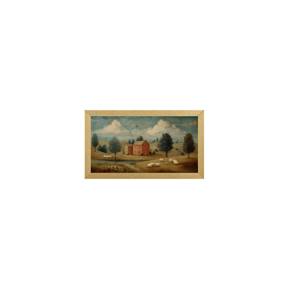 HG-1143 in Metallic Gold Gallery Frame, HS
