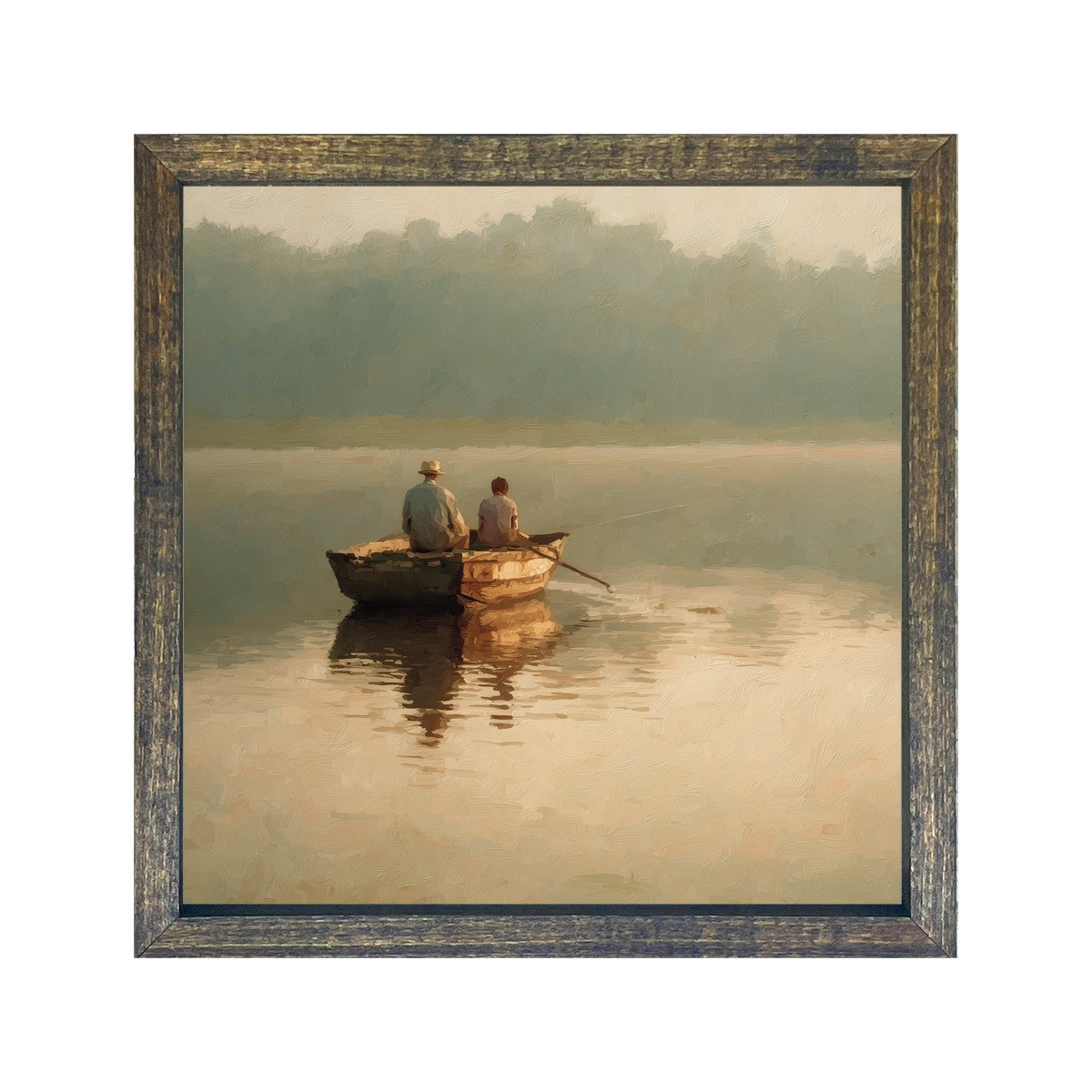 Morning on the Lake - Square Frame