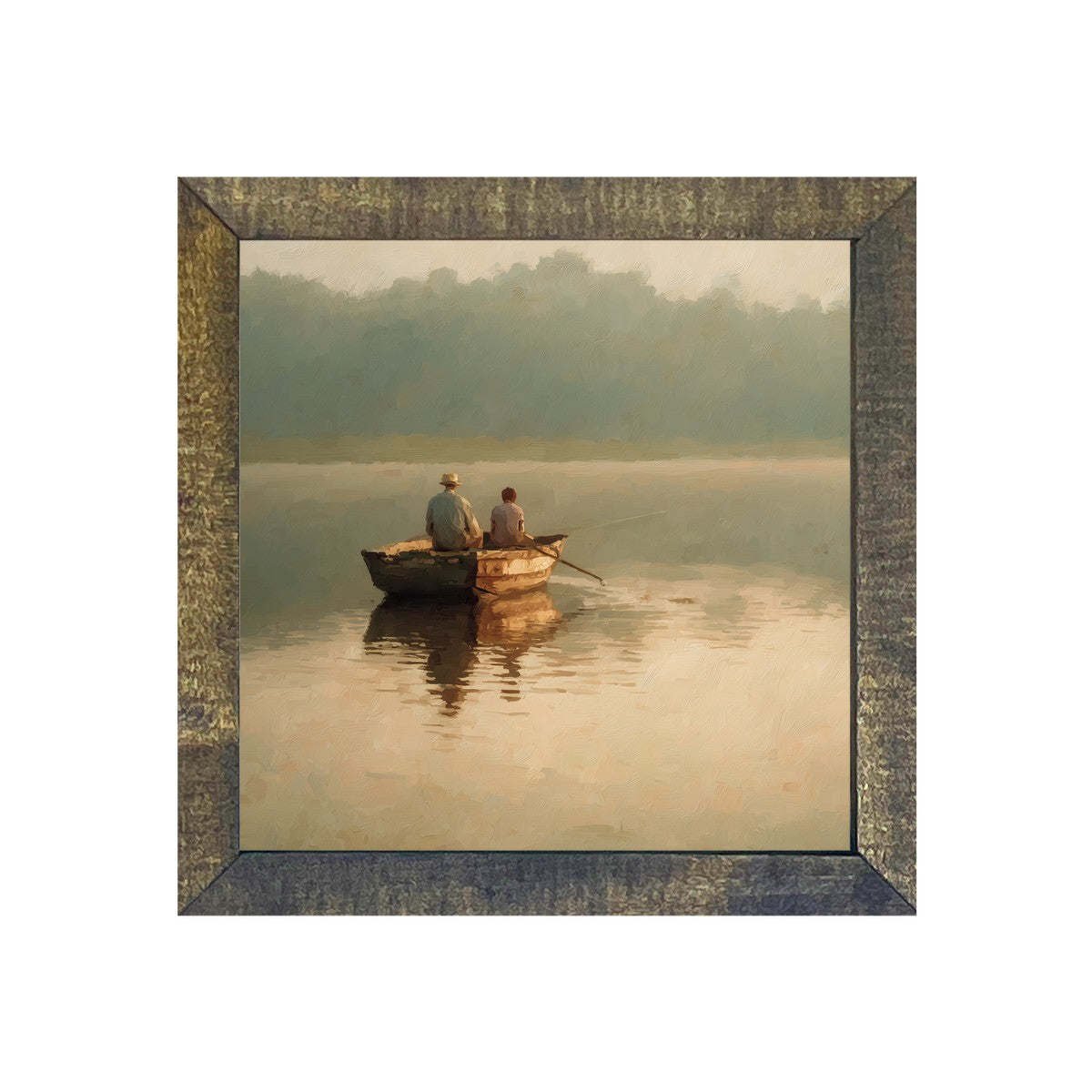 Morning on the Lake - Square Frame