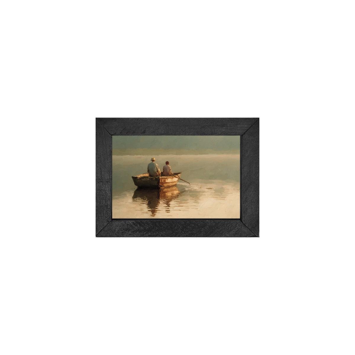 Morning on the Lake - Horizontal Frame