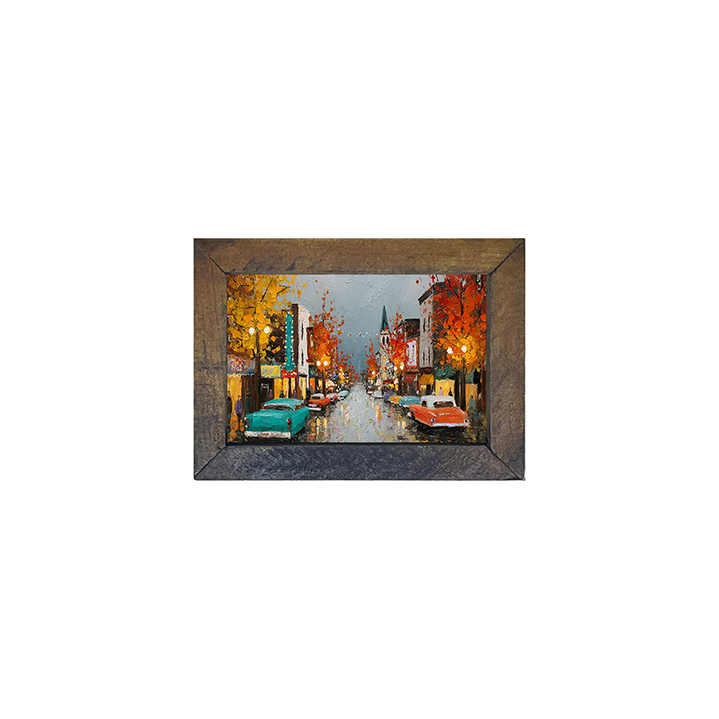 Hudson Valley Village - Autumn Memories - Horizontal Frame