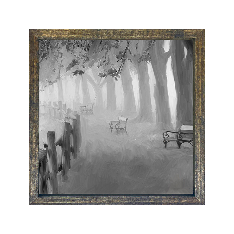 Park Bench in the morning
