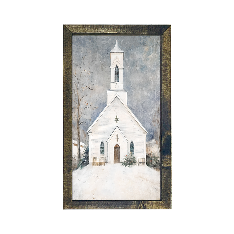 Winter Church 2 - Vertical Frame