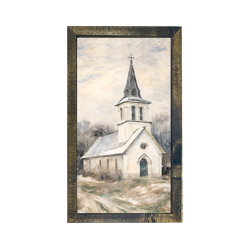 Winter Church 4 - Vertical Frame