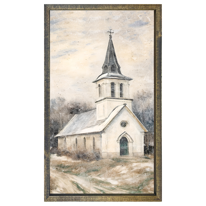 Winter Church 4 - Vertical Frame