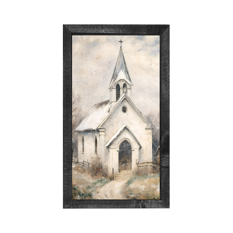Winter Church 5 - Vertical Frame