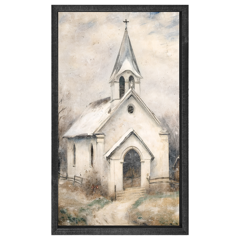 Winter Church 5 - Vertical Frame