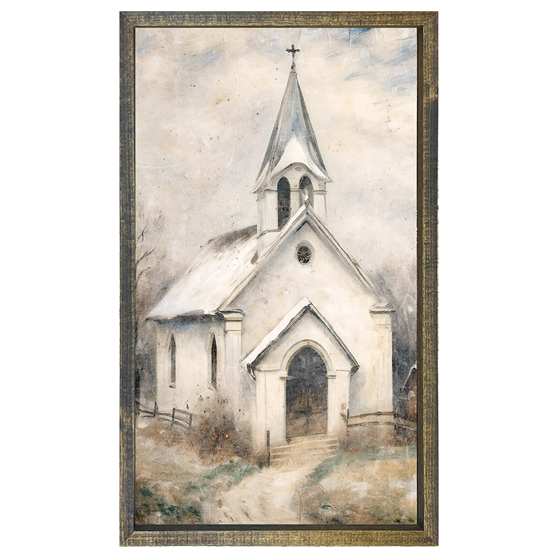 Winter Church 5 - Vertical Frame