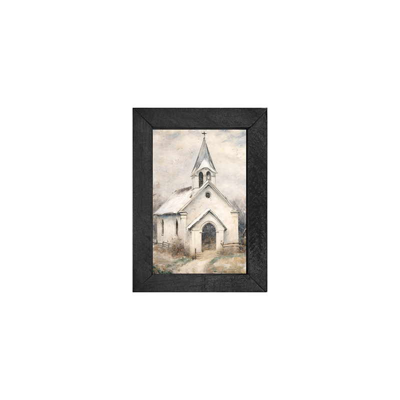 Winter Church 5 - Vertical Frame