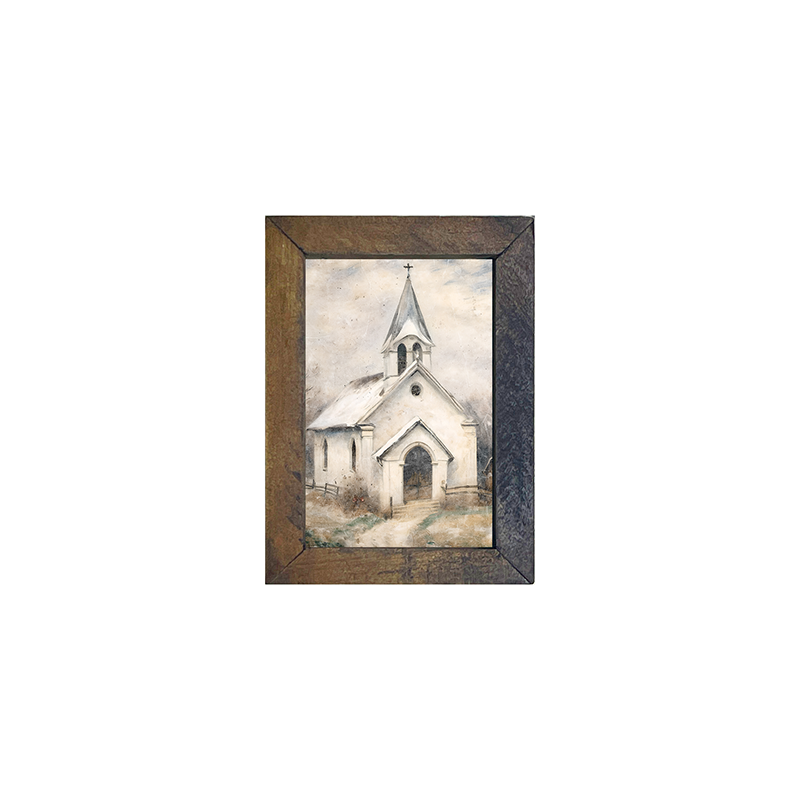 Winter Church 5 - Vertical Frame