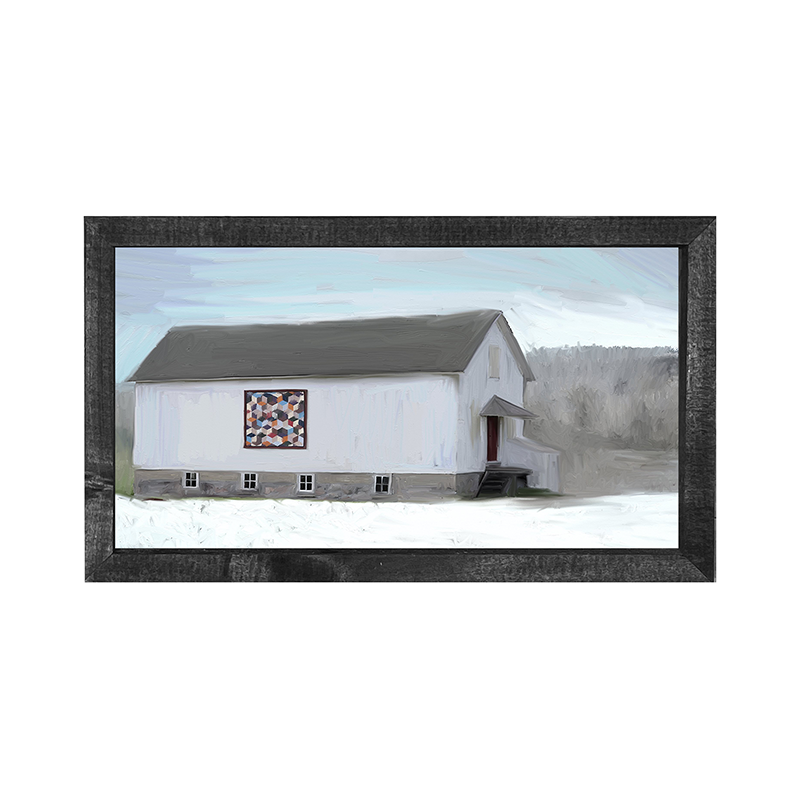Barn- white quilted