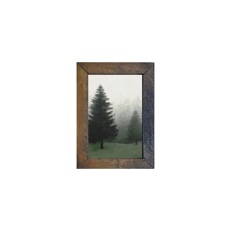 Fog in the forest vertical 2