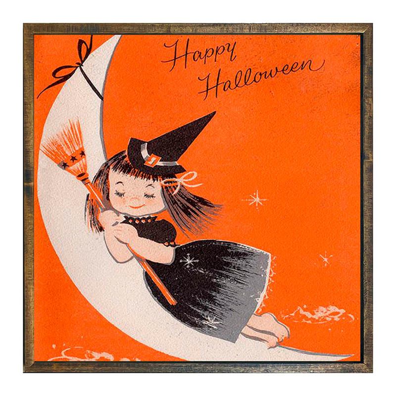 witch in the moon cresent