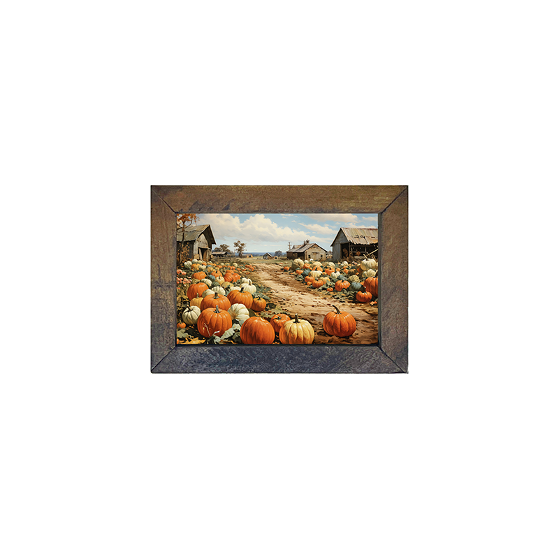 Field of Pumpkins - Horizontal Frame