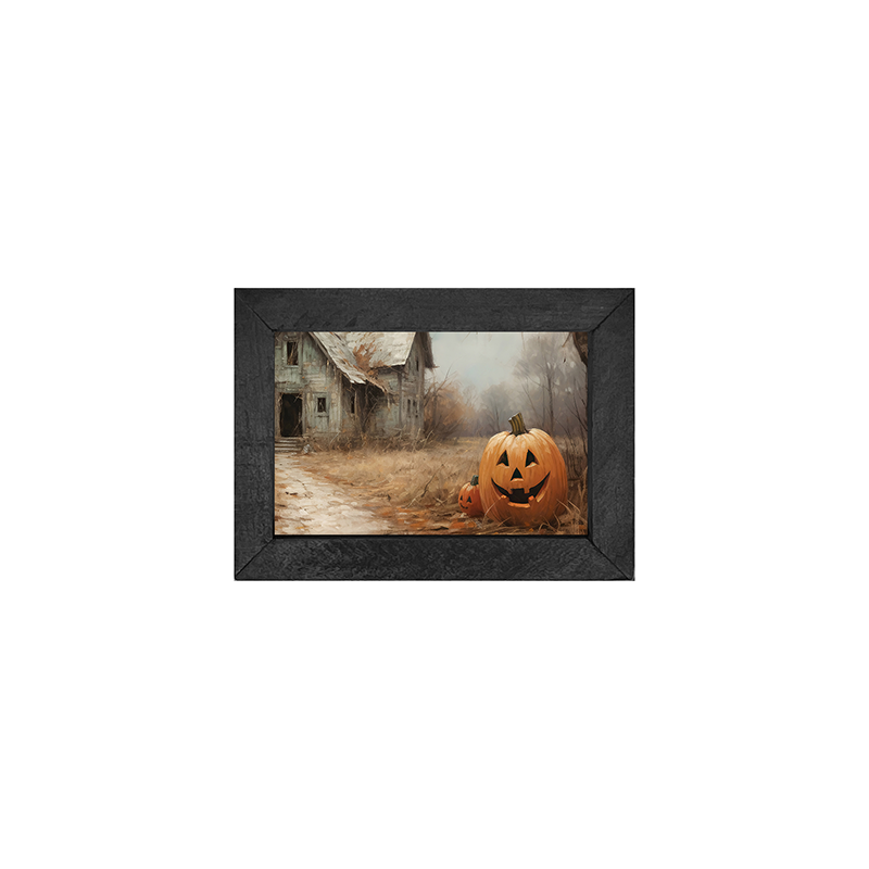Abandoned house jackolanterns - Horizontal Frame
