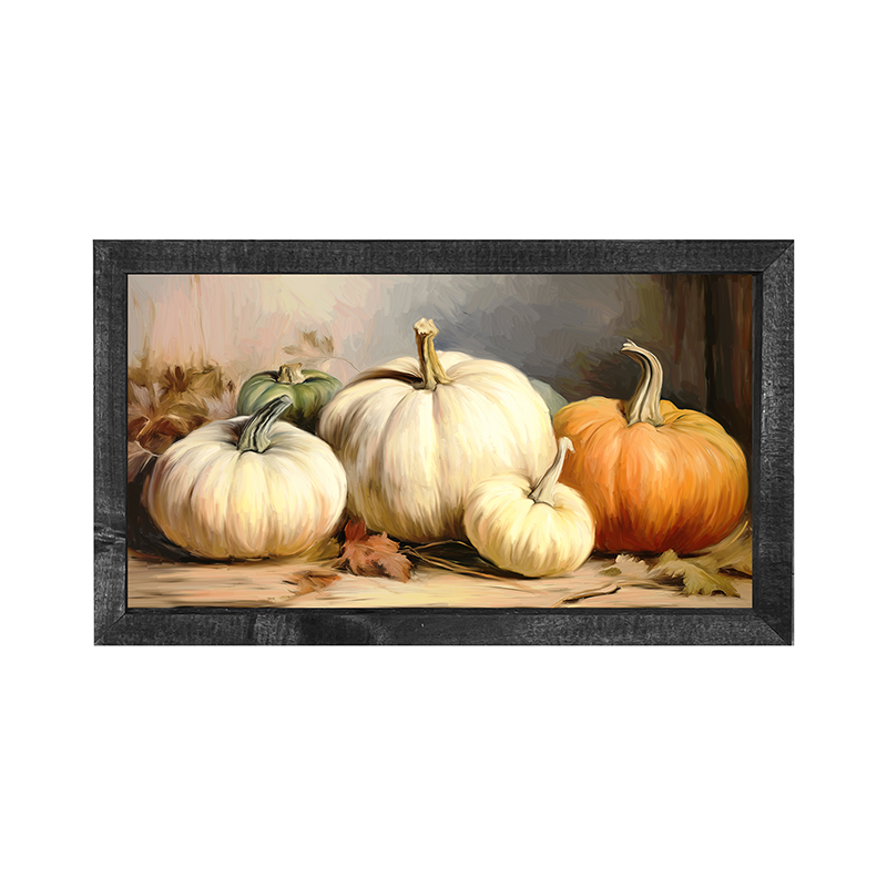 A group of pumpkins - Horizontal Frame