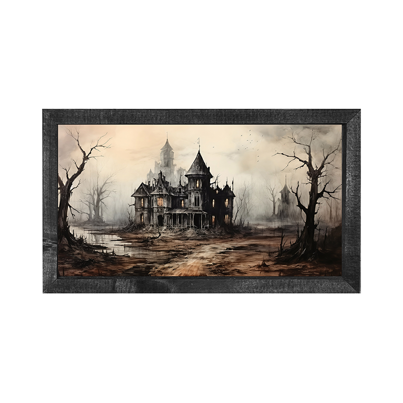 Ghostly houses-Horizontal Frame