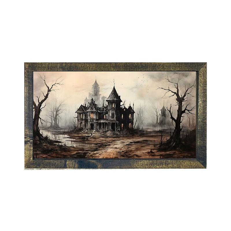 Ghostly houses-Horizontal Frame