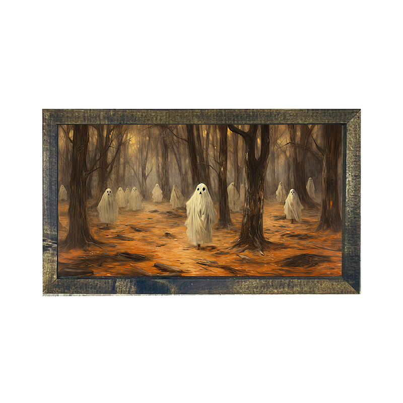 Ghosts in the woods - Horizontal Frame