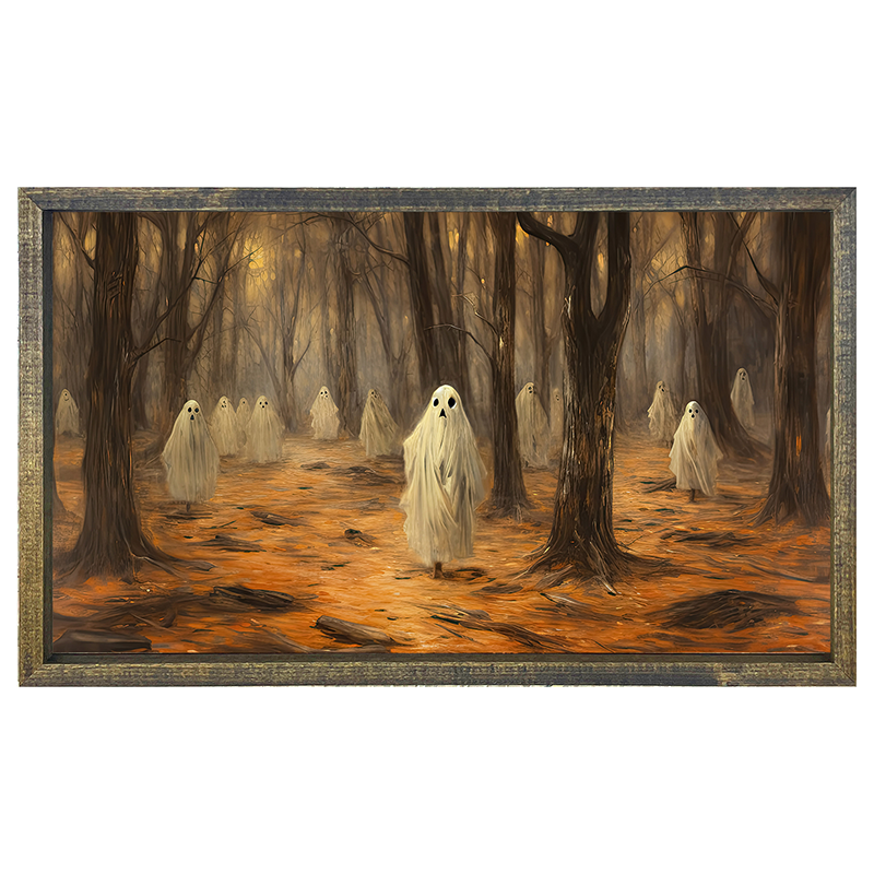 Ghosts in the woods - Horizontal Frame