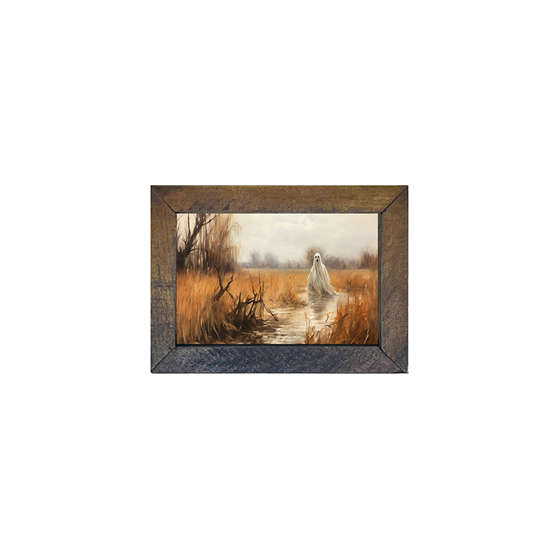 Ghost on a pathway - Horizontal Frame