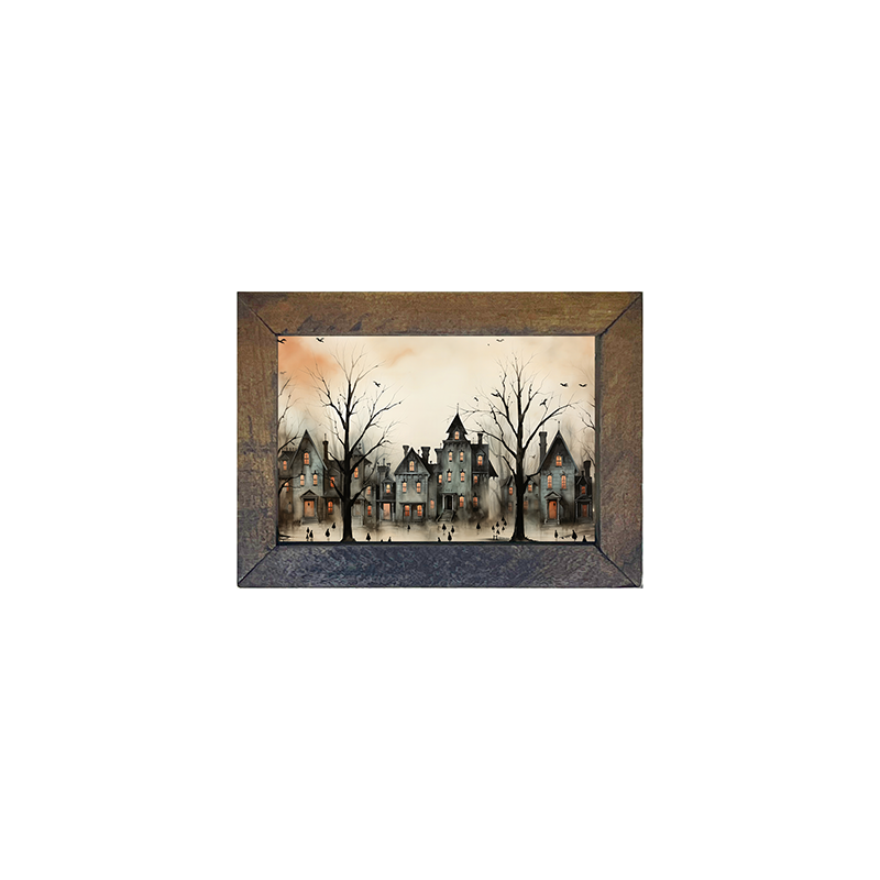 Spooky village - Vertical Frame