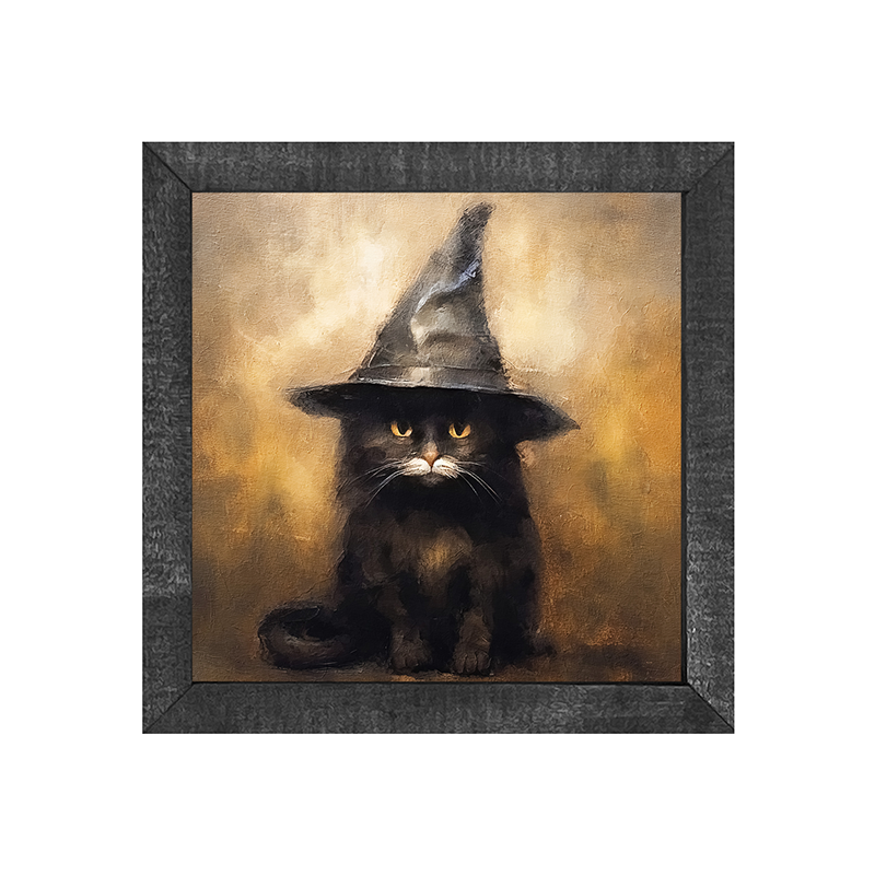 Cat with Witch hat