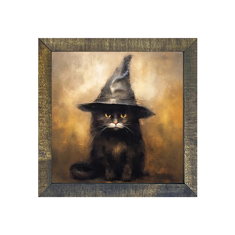 Cat with Witch hat