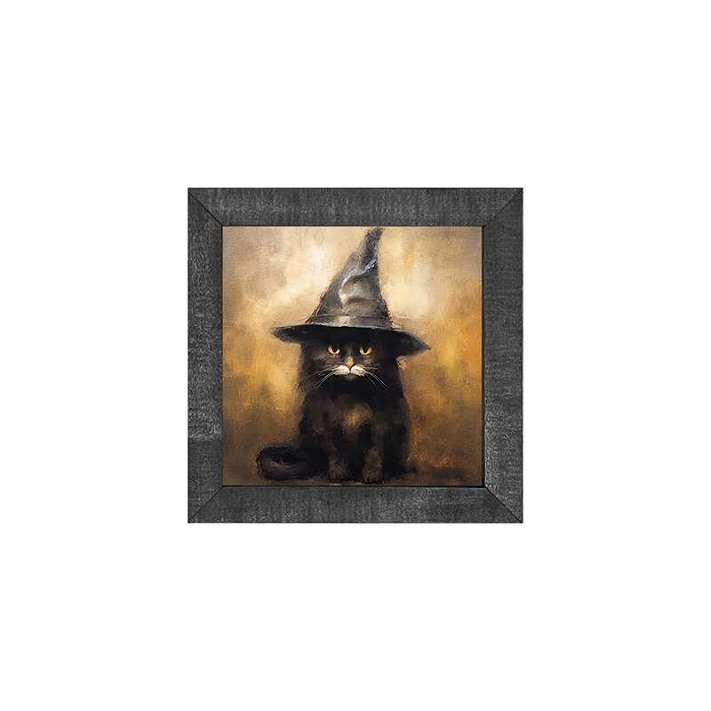 Cat with Witch hat