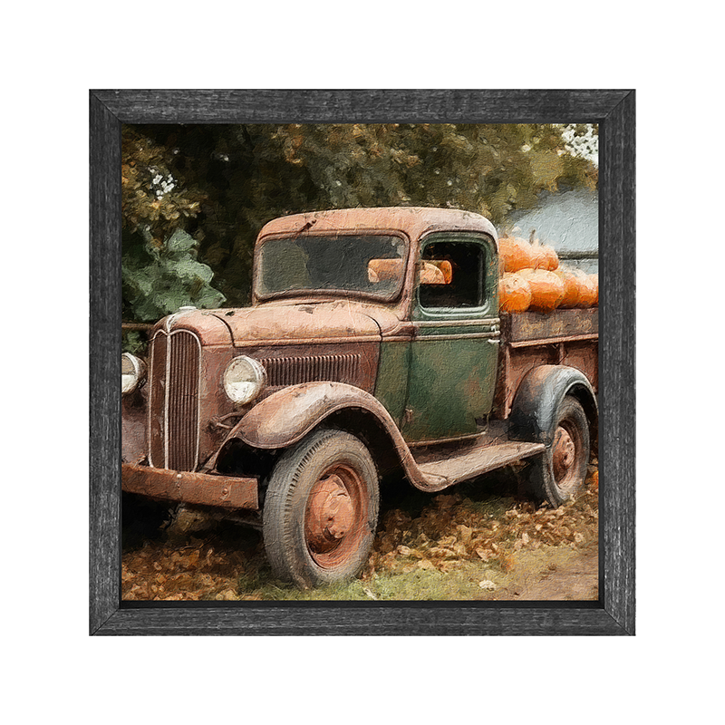 Green and Brown Truck