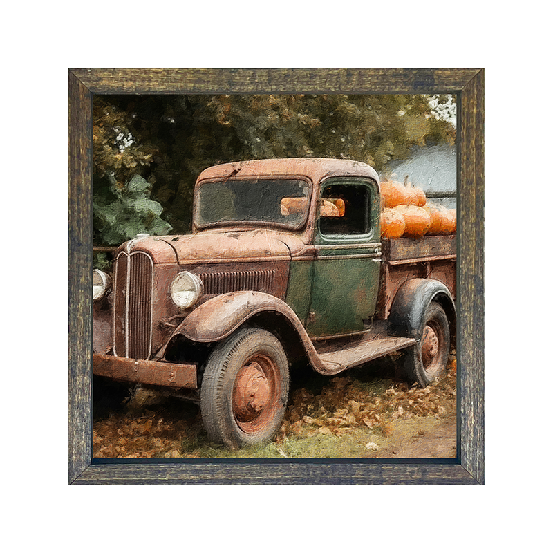 Green and Brown Truck