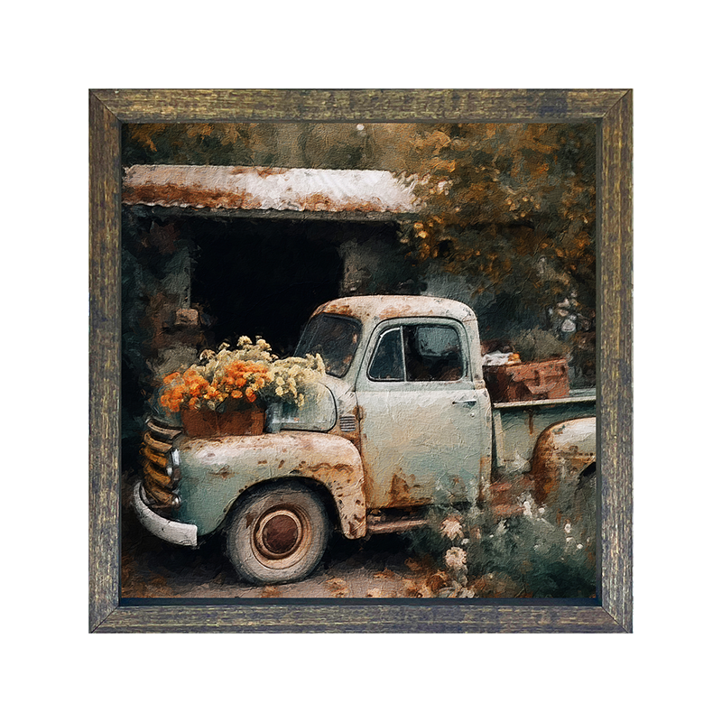 Truck with Flowers