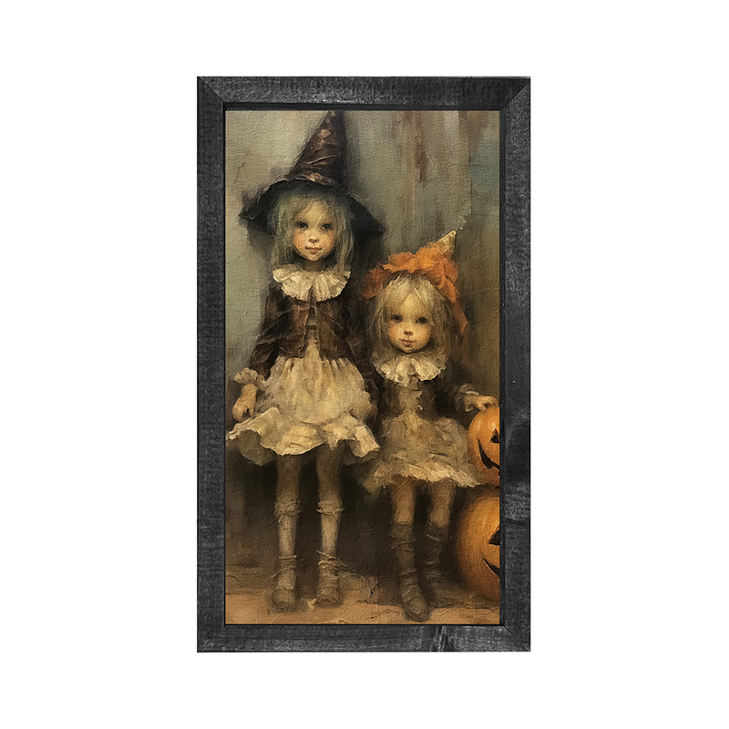 Witchy Duo - Vertical Frame