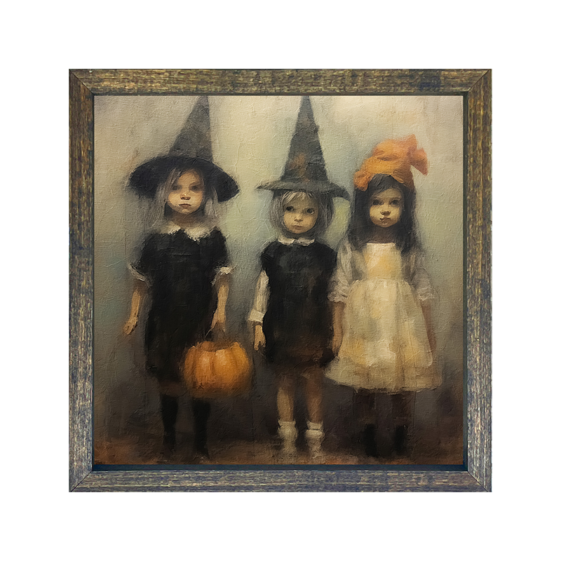 Trick or Treating children