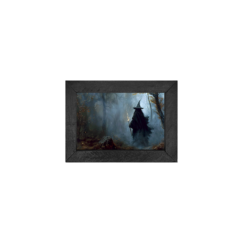 Foggy Night Witch - Horizontal Frame