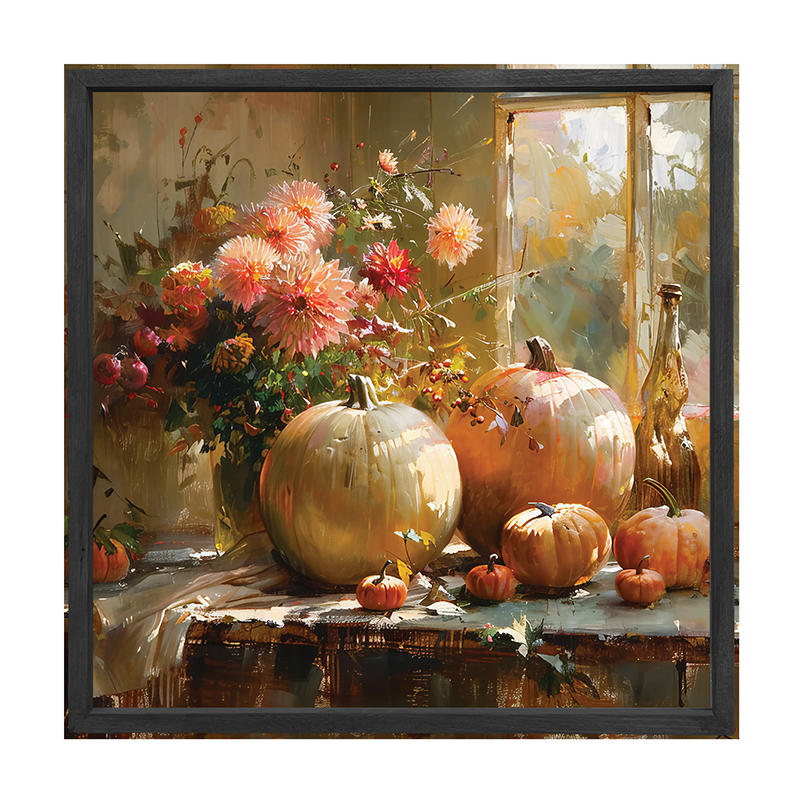 Farm Window Pumpkins