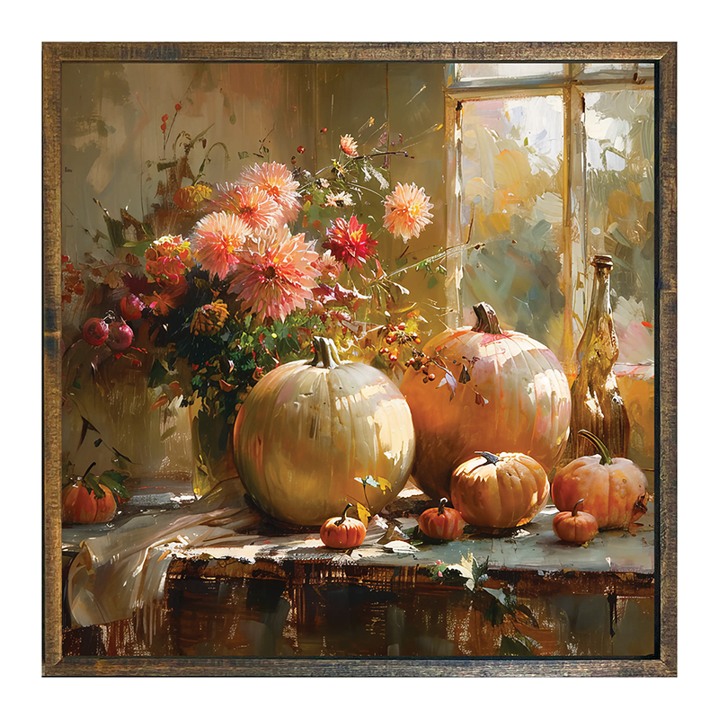 Farm Window Pumpkins
