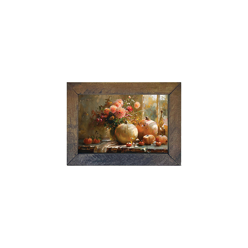 Farm Window Pumpkins - Horizontal Frame