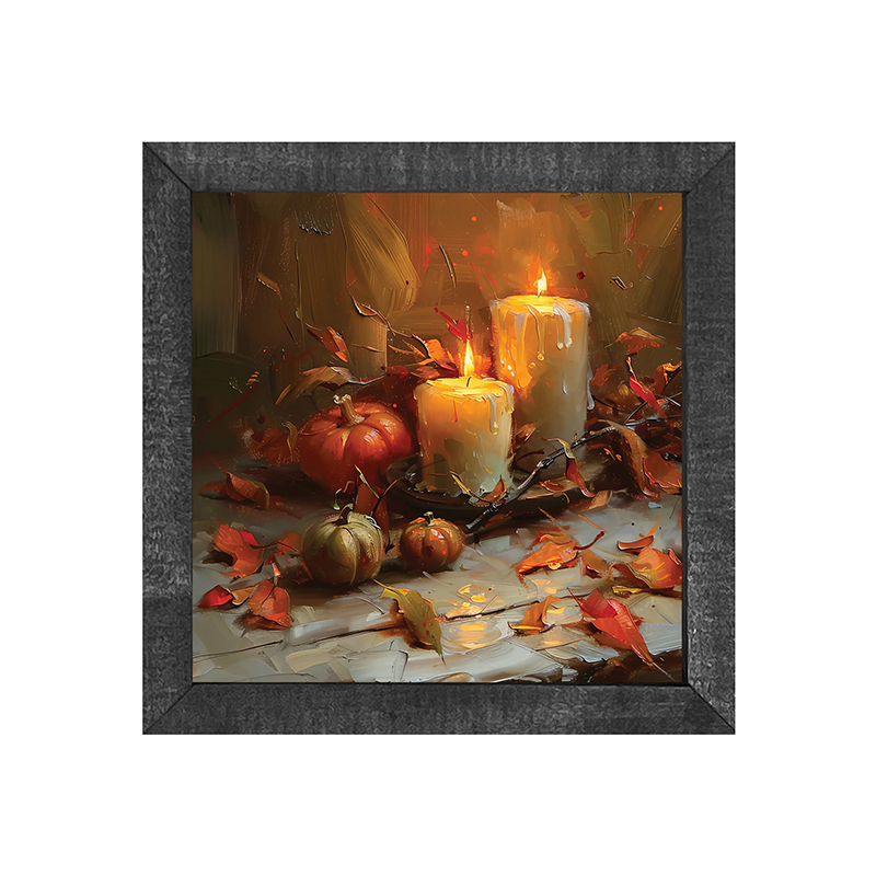 Candles and Pumpkins