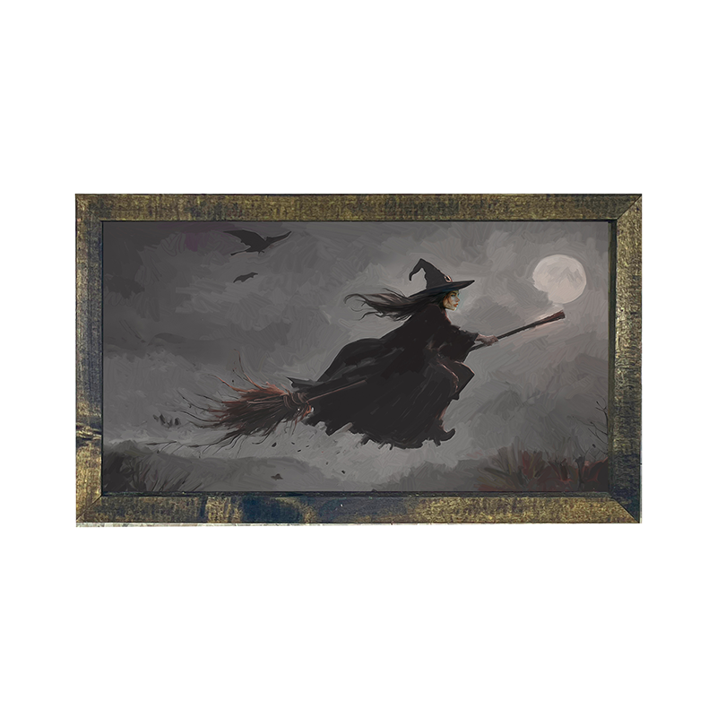 Moonlit Witch - Horizontal Frame