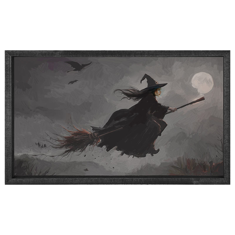 Moonlit Witch - Horizontal Frame
